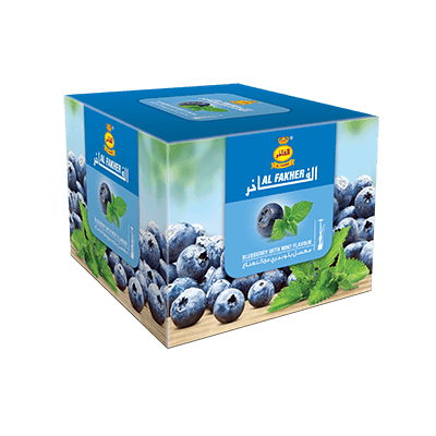 Al Fakher Shisha Tobacco Blueberry with Mint