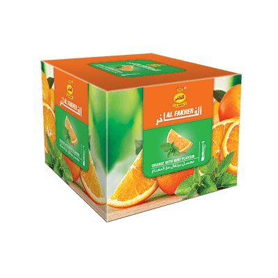 Al Fakher Shisha Tobacco Orange with Mint