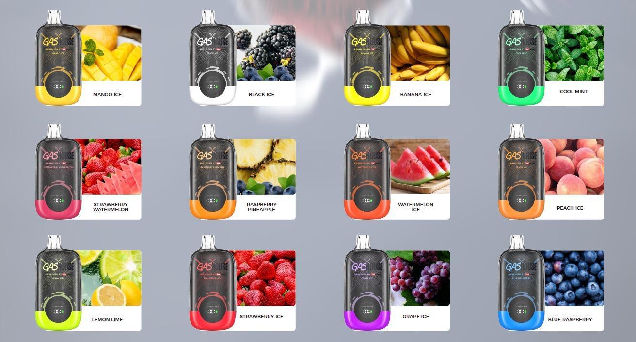 Top Shine X Gas House 12,000 Puff Disposable Vapes - High-quality Collaboration