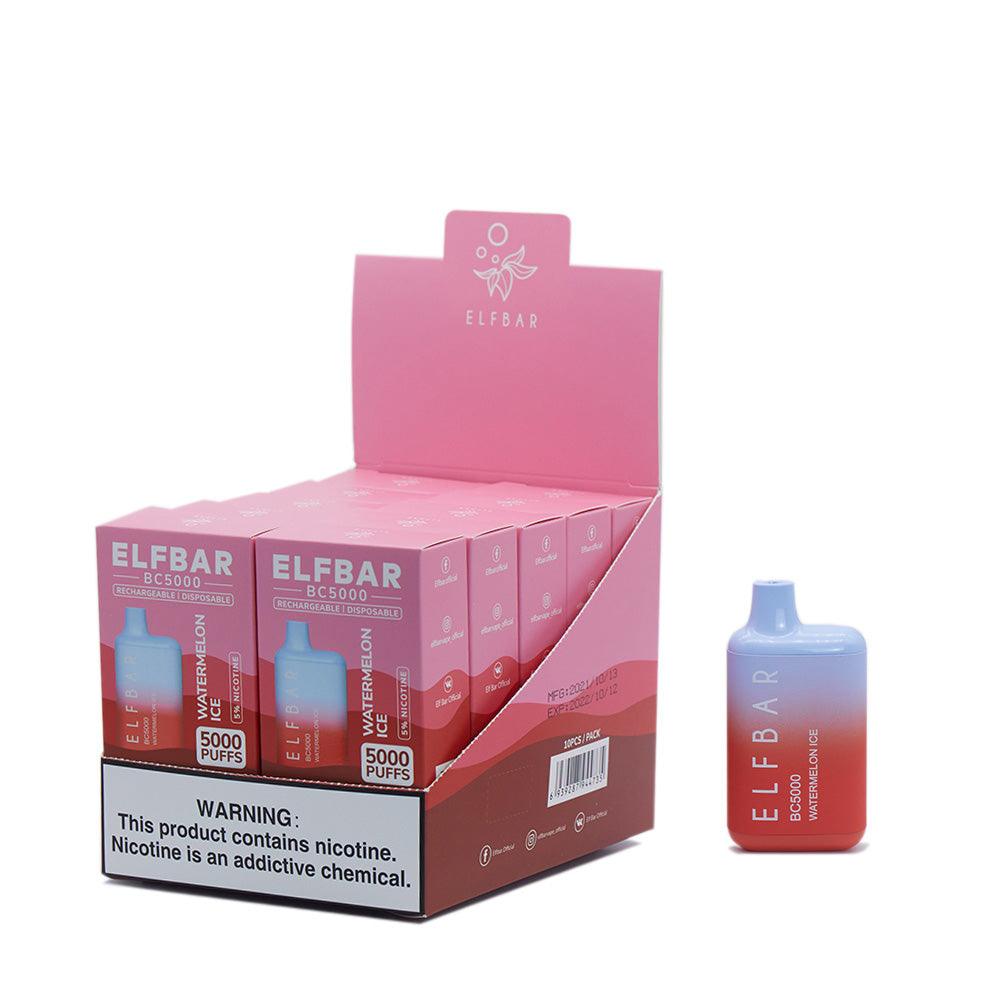 Elf Bar BC5000 5000 Puffs Disposable Vape - 10-Pack