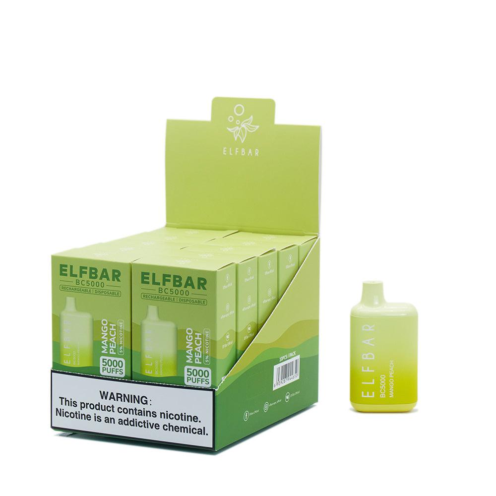 Elf Bar BC5000 5000 Puffs Disposable Vape - 10-Pack