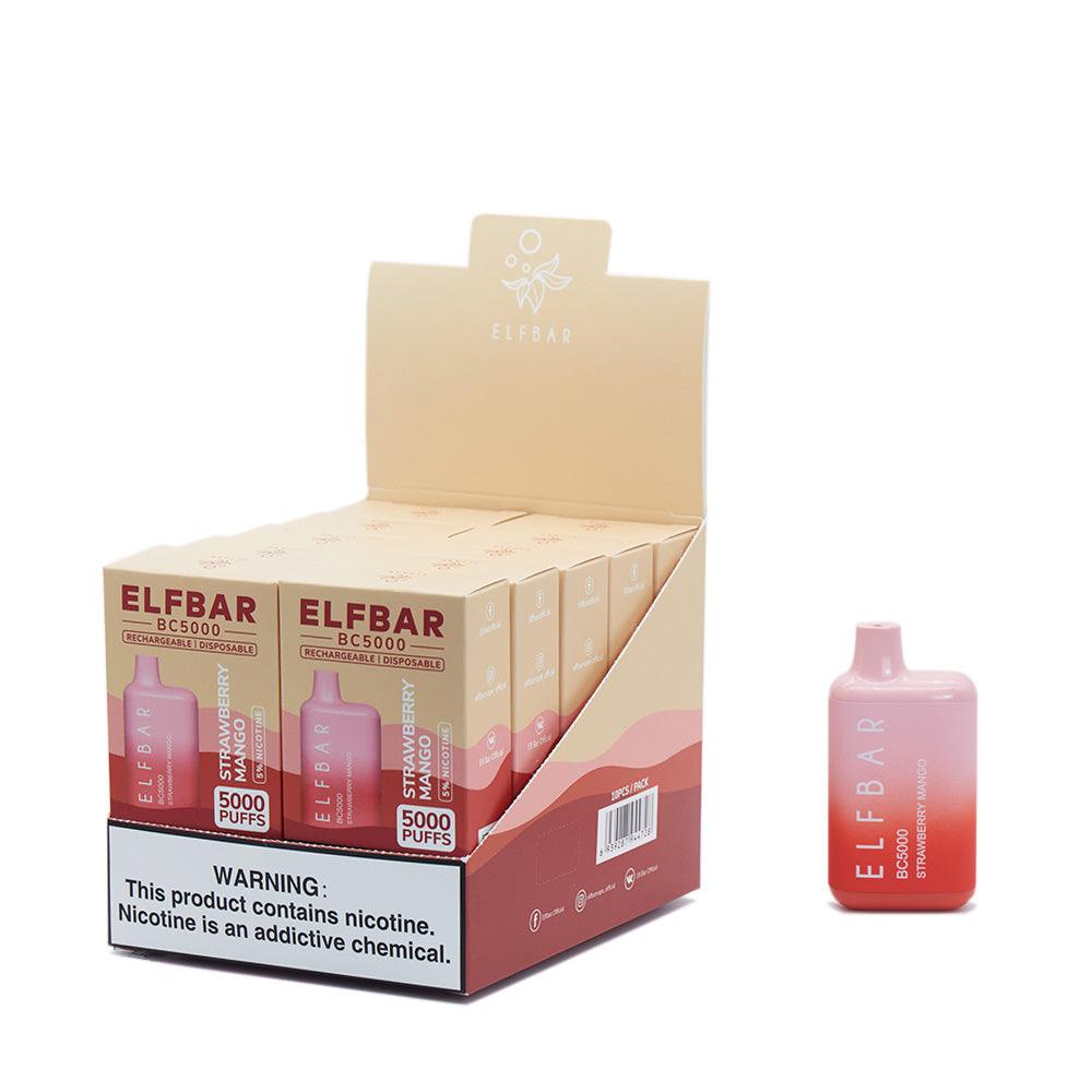 Elf Bar BC5000 5000 Puffs Disposable Vape - 10-Pack