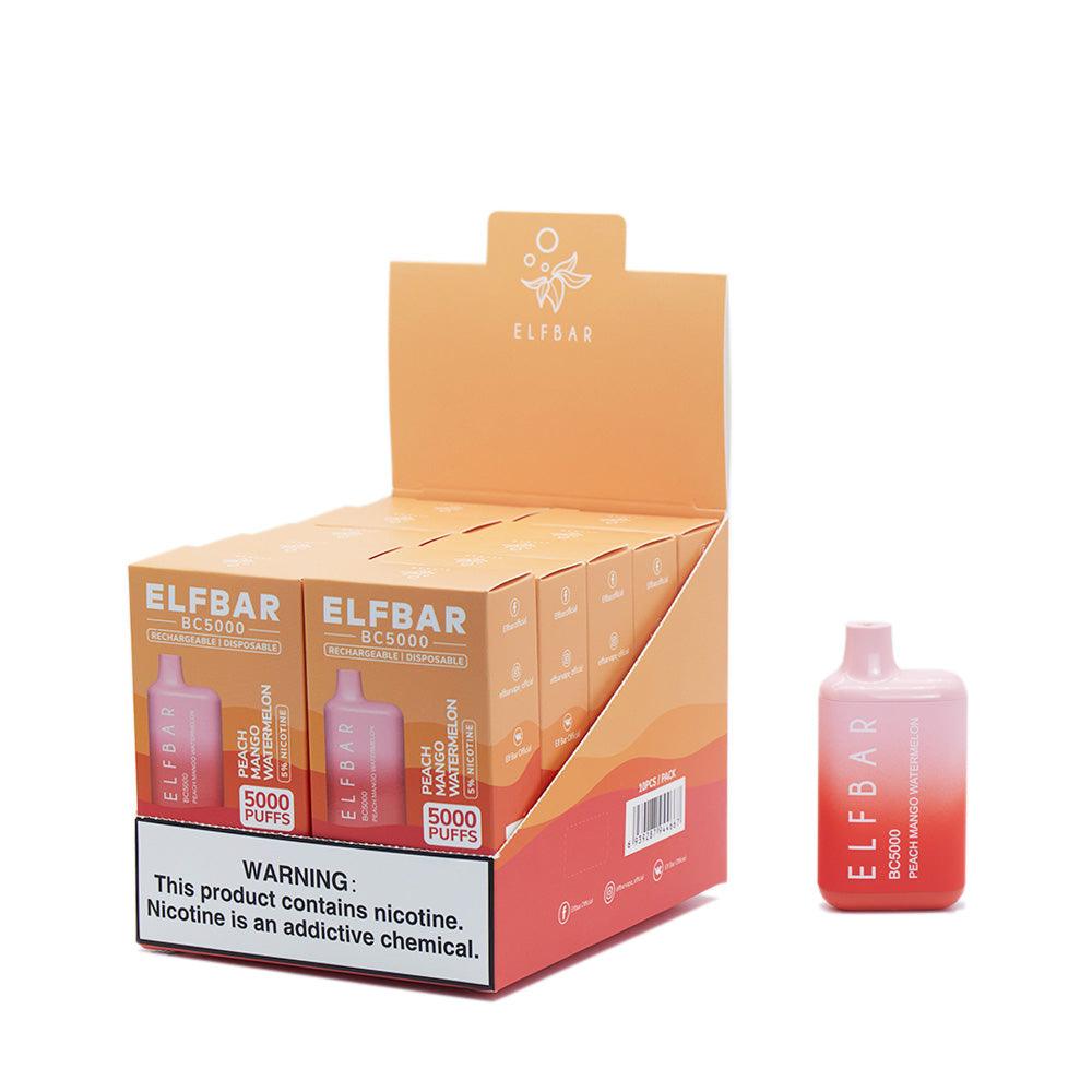 Elf Bar BC5000 5000 Puffs Disposable Vape - 10-Pack