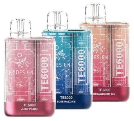 Elf Bar TE 6000 Disposable Vape Device - 550mAh Battery, 10.3mL E-Liquid Capacity