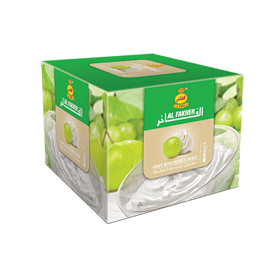 Al Fakher Shisha Tobacco Grape with Cream
