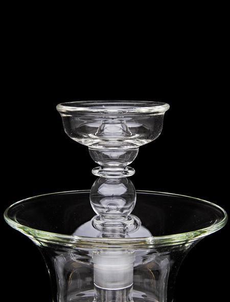 Lavoo ArchAngel Hookah with Handblown Glass and Rustic Wing Stand