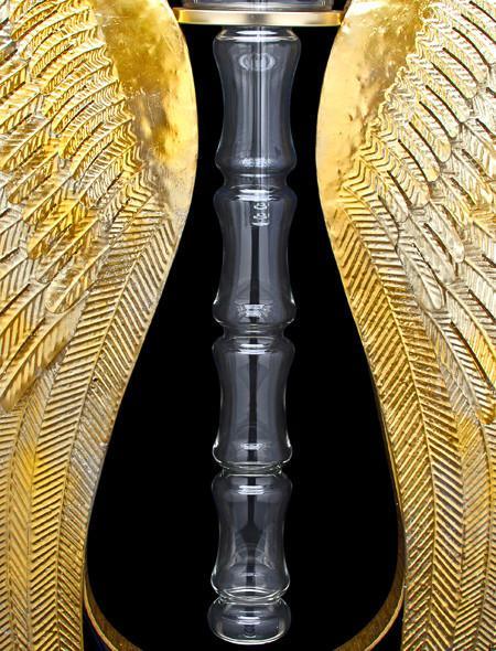 Lavoo ArchAngel Hookah with Handblown Glass and Rustic Wing Stand