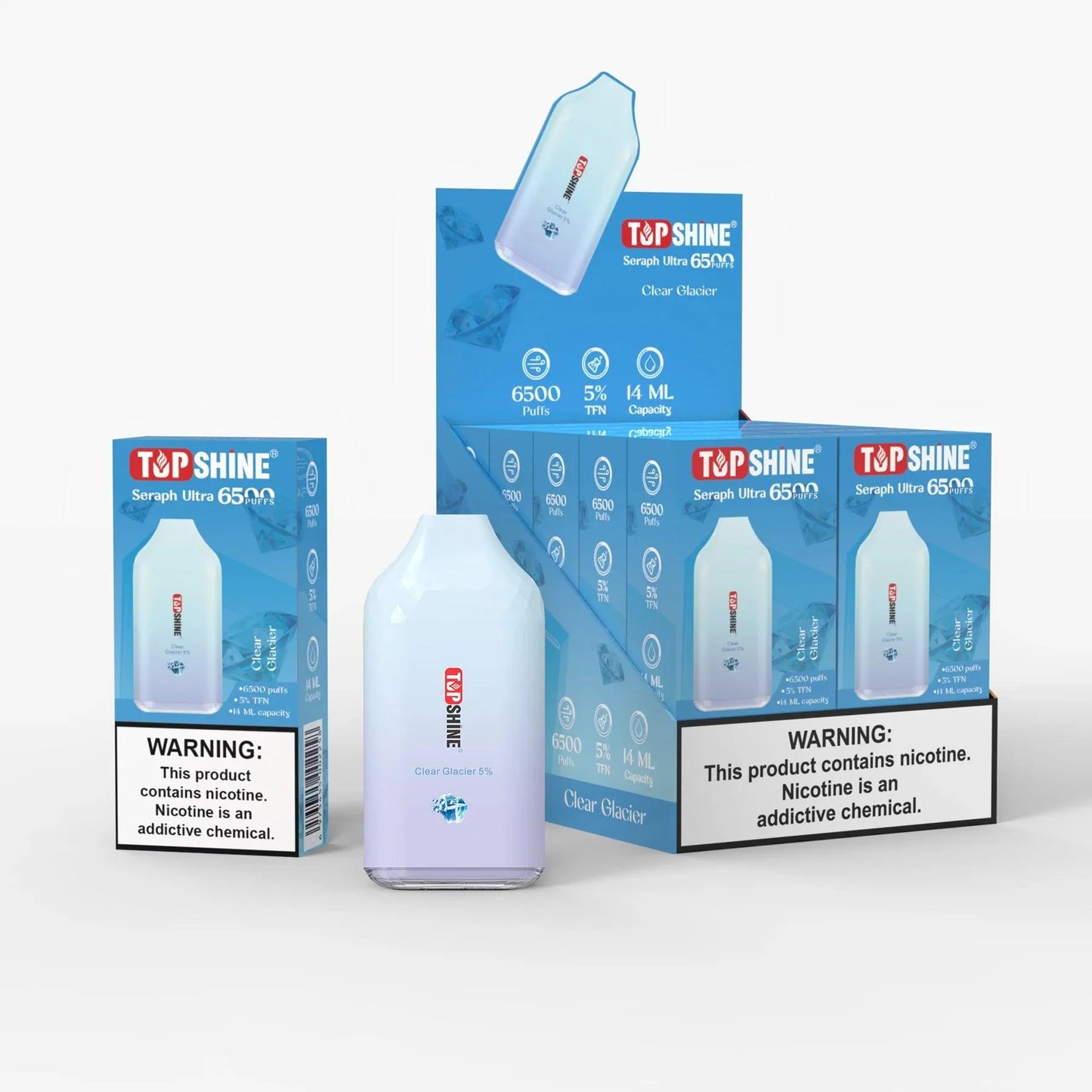 Top Shine Seraph Ultra 6500 Disposable Vape - 6500 Puffs, 14mL Capacity