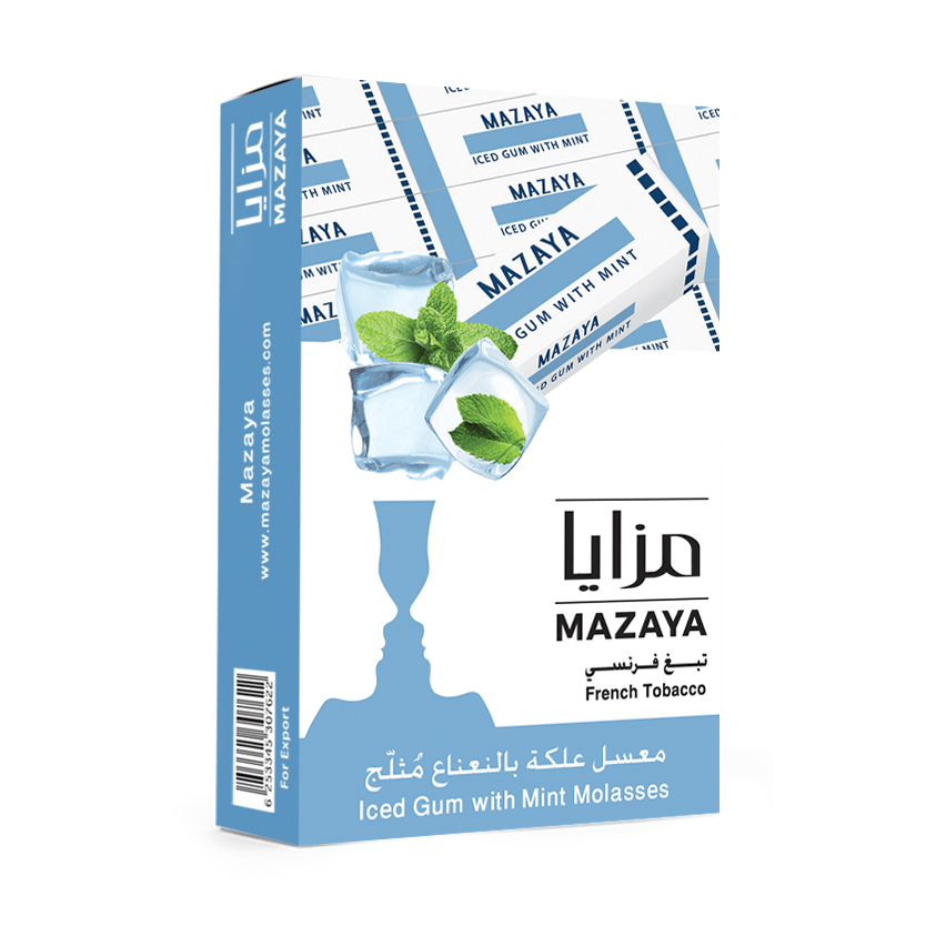 Mazaya Shisha Tobacco Iced Gum with Mint
