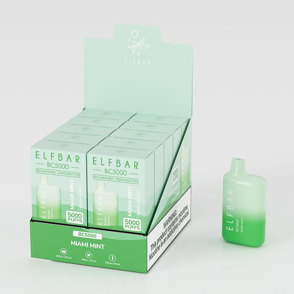 Elf Bar BC5000 5000 Puffs Disposable Vape - 10-Pack