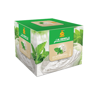 Al Fakher Shisha Tobacco Mint with Cream