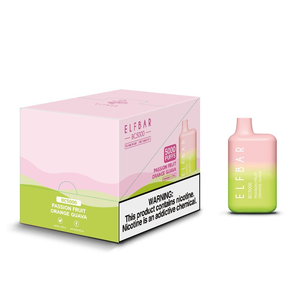 Elf Bar BC5000 5000 Puffs Disposable Vape - 10-Pack