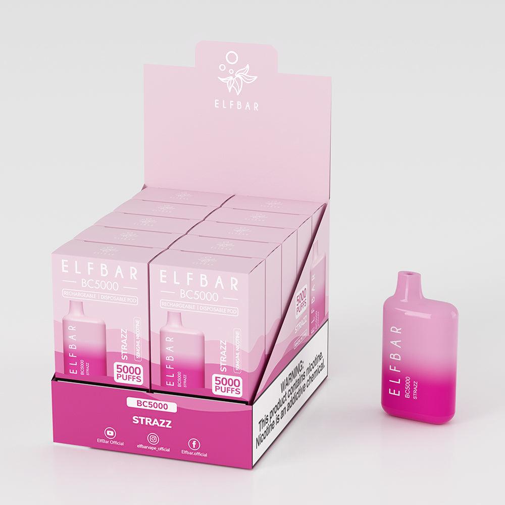 Elf Bar BC5000 5000 Puffs Disposable Vape - 10-Pack
