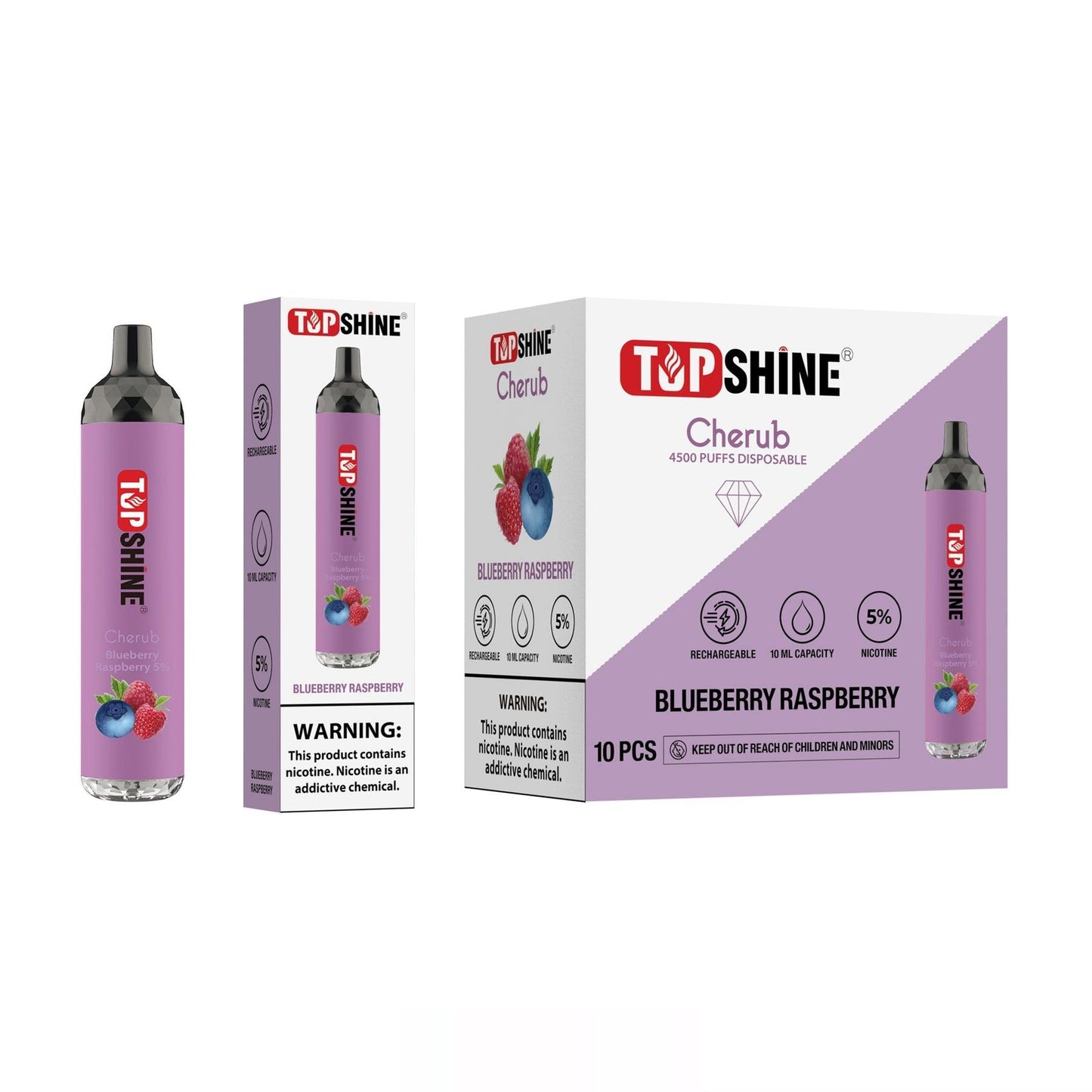 Top Shine Cherub Disposable Vape Device