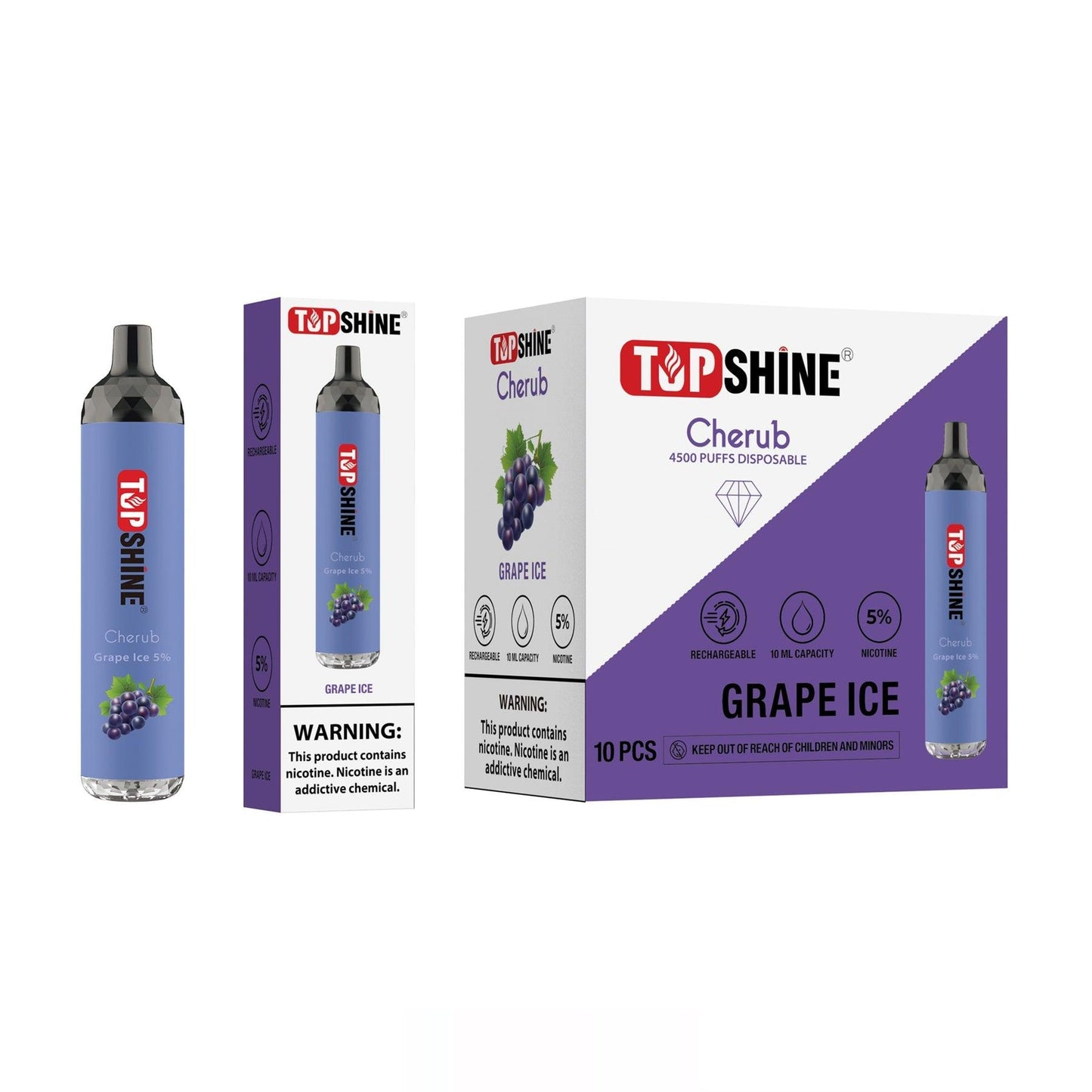 Top Shine Cherub Disposable Vape Device