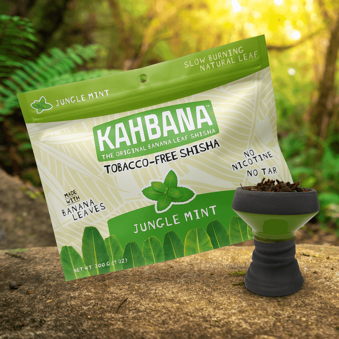 KAHBANA Original Banana Leaf Shisha Jungle Mint
