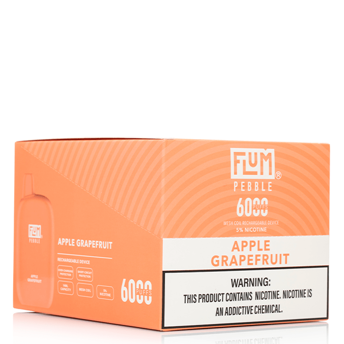 FLUM Pebble 6000 Disposable Vape - 6000 Puffs, 14ml Juice, Mesh Coil