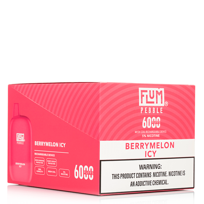 FLUM Pebble 6000 Disposable Vape - 6000 Puffs, 14ml Juice, Mesh Coil