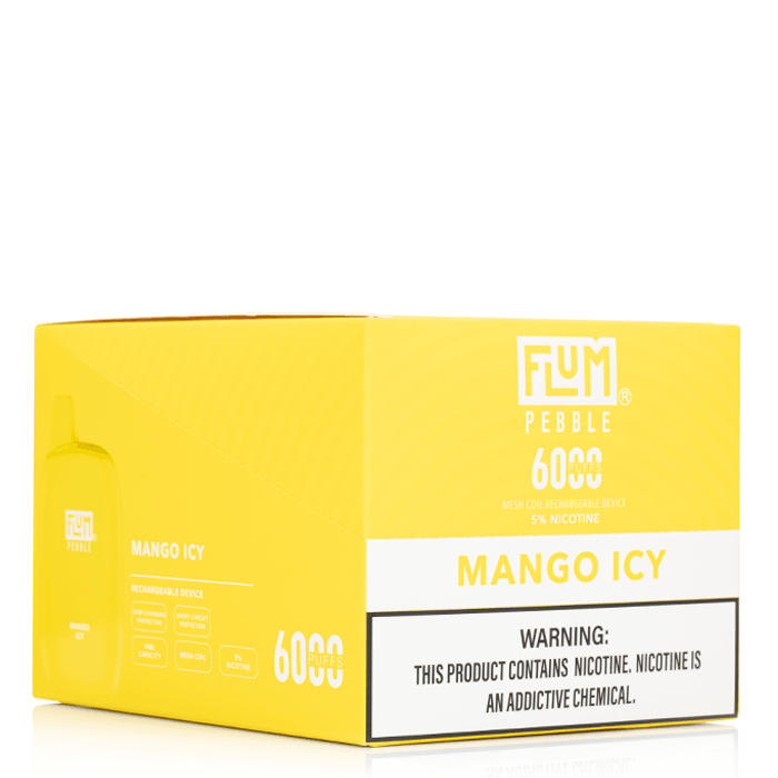 FLUM Pebble 6000 Disposable Vape - 6000 Puffs, 14ml Juice, Mesh Coil