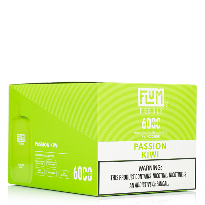 FLUM Pebble 6000 Disposable Vape - 6000 Puffs, 14ml Juice, Mesh Coil