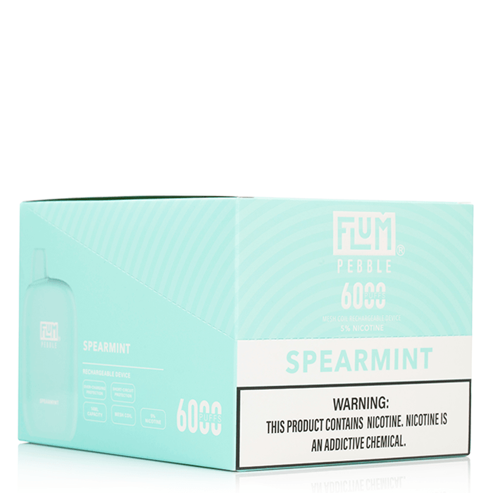 FLUM Pebble 6000 Disposable Vape - 6000 Puffs, 14ml Juice, Mesh Coil