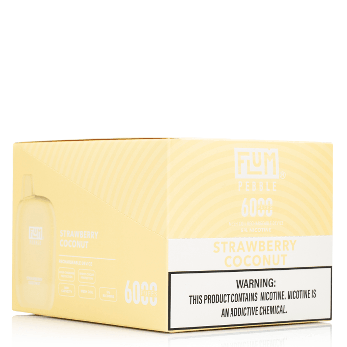 FLUM Pebble 6000 Disposable Vape - 6000 Puffs, 14ml Juice, Mesh Coil