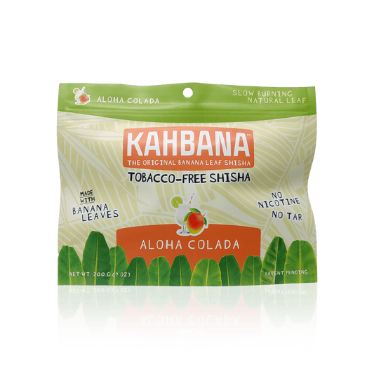 KAHBANA Original Banana Leaf Shisha Aloha Colada