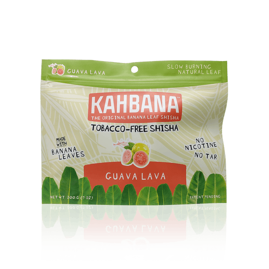 KAHBANA Original Banana Leaf Shisha Guava Lava