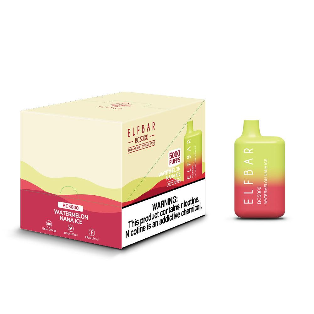 Elf Bar BC5000 5000 Puffs Disposable Vape - 10-Pack