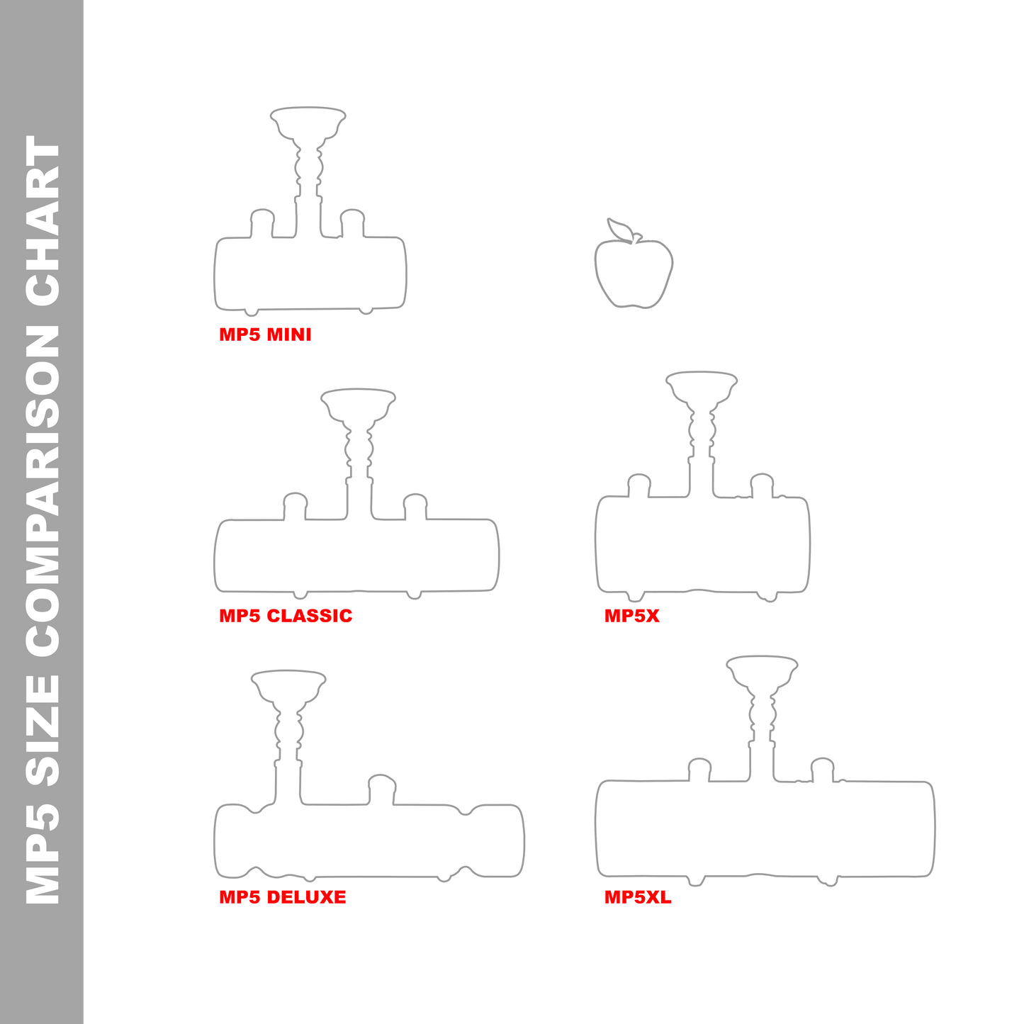 Lavoo MP5 Classic Tabletop Hookah Kit with Low Profile Design