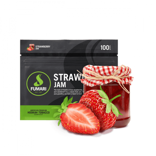 Fumari Shisha Tobacco Strawberry Jam